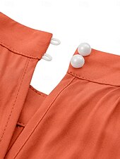 cheap Vacation Jumpsuit-Women&#039;s Normal Jumpsuit Active Solid Color Sleeveless Halter Neck High Waist Tie Belt Vacation Daily Regular Fit Red Green Summer