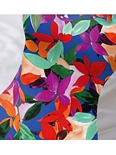 cheap One-piece swimsuits-Women&#039;s Swimsuits One Piece Monokini Swimsuit Backless Tummy Control High Waist Slim Vacation Beach Wear Ombre U Neck Sleeveless Bathing Suits