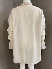 voordelige Kaftans-Dames Zwemkleding Bedekken Zwemjurk Zwempak Netstof Vakantie Strand Kleding Effen Lange mouw Badpakken