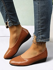 ieftine Pantofi Joși de Damă-pantofi dama din piele lacuita cu model crocodil – pantofi eleganti si confortabili pentru tinuta de birou si ocazii formale