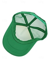 billige Herrehatter-st. patrick&#039;s day lastebilhatter - kløver og morsomme slagorddesign for menn og kvinner, grønne og hvite justerbare capser for feriefester, parader og festlige feiringer