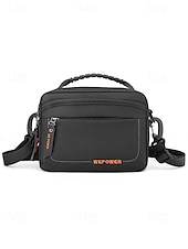 economico Borselli da uomo-borsa a tracolla in nylon impermeabile con più scomparti con cerniera, borsa a tracolla leggera per uomo, perfetta per viaggi, lavoro e attività all&#039;aperto, verde militare, blu scuro