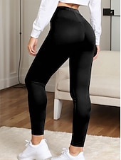 cheap Easter Bottoms-Women&#039;s Leggings Trousers Fashion Streetwear Full Length High WaistPantsEaster Animal Printing Thermal Warm Breathable Soft Micro-elastic Outdoor Daily Black Spring Fall Regular Fit
