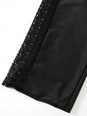 billiga Bikiniunderdelar-Dam Badkläder Stretchiga boxershorts Baddräkt Hög midja Semester Standkläder Blommig Ärmlös Baddräkter