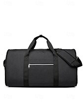 abordables Bolsos de viaje-Bolsa de viaje para traje de hombre, bolsa de lona: diseño espacioso de bolsa de lona, cierre de cremallera, varios colores, duradera y elegante, perfecta para viajes de negocios, viajes y ocasiones especiales.