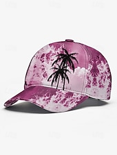 billige Herrehatter-baseballcaps for tropisk palmetre – sommerinspirert design, justerbar passform, komfortabel og lett, ideell for menn og kvinner, perfekt for stranddager og utendørsaktiviteter