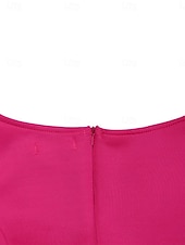 preiswerte Kentucky Kleid-Kentucky Derby Damen Midi Kleid A-Linie Kleid Fit And Flare Kleid Elegant Party Cocktail Hochzeitsgast Verlobung Cocktailparty Reguläre Passform Grafisch Ärmellos V-Ausschnitt Schwarz Weiß Rot