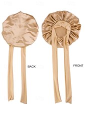 abordables Chapeaux pour femmes-bonnet de nuit en satin de soie avec nœud pour femme – protection des cheveux douce, confortable et élégante, disponible en plusieurs couleurs
