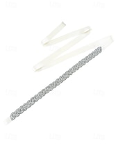 cheap Women&#039;s Belt-Crystal Rhinestone Bridal Waistband – Elegant Wedding Dress Belt for Women – Perfect for Bridal Gowns, Weddings and Special Occasions
