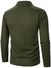 economico Giubbotti e cappotti da uomo-Per uomo Giacca Leggera Giacca Estiva Giacca Camicia Giacca di transizione Vacanza Quotidiano Resistente all&#039;usura Tasca Primavera Autunno Semplice Moda Classico Bavero Regolare Nero Bianco Vino Blu