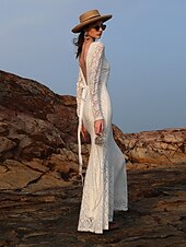 economico abiti da sposa casual-Abiti da sposa Ball Gown scollo a cuore maniche lunghe lunghezza pavimento in satin abiti da sposa con pieghe arricciate