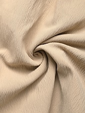 お買い得  ロンパース-女性用 標準 ロンパース 活発的 純色 ノースリーブ Ｖネック ポケット ハイウエスト バケーション 日常 レギュラー カーキ色 夏