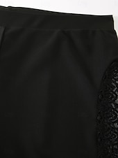 billiga Bikiniunderdelar-Dam Badkläder Stretchiga boxershorts Baddräkt Hög midja Semester Standkläder Blommig Ärmlös Baddräkter