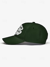 economico Cappelli da uomo-berretto da baseball verde per il giorno di San Patrizio – design a trifoglio "dibs on the redhead" per uomo e donna