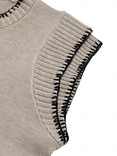 abordables Couleurs unies-Femme Chemise Chemisier Couleur unie mode Décontractées Manche Courte Col Ras du Cou Hauts réguliers du quotidien Kaki Eté Printemps