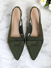olcso Block Heels-slingback sarok masnival, flyknit hálós felsőrésszel és blokksarkúval elegáns irodai viselethez és esti rendezvényekhez