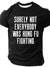 cheap Men&#039;s Funny T shirts-Men&#039;s Funny T Shirt Short Sleeve T shirt 3D Print Crew Neck Shirt Fashion Daily Street Daily Black Blue Green Summer Spring Clothing Apparel S M L XL XXL XXXL