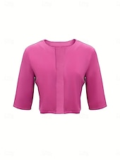 cheap Dress Sets-Women&#039;s Midi Dress Casual Dress Dress Set Swing Dress A Line Dress Stylish Casual Vacation Daily Regular Fit Graphic Half Sleeve V Neck Pink Blue Fuchsia Orange Summer