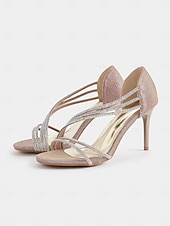 voordelige Formeel-Sandalen met hoge hak en kristalsteentjes voor dames – glamoureus design, perfect voor bruiloften, dansfeesten en speciale gelegenheden.