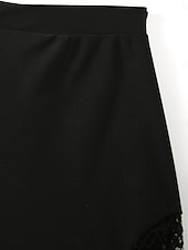 abordables Bas de bikini-Femme Maillots de Bain Caleçon extensible Maillot de bain Dentelle Patchwork Vacances Tenues de plage Couleur unie Sans Manches Maillots de bain