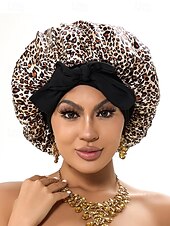 abordables Chapeaux pour femmes-bonnet de nuit en satin de soie avec nœud pour femme – protection des cheveux douce, confortable et élégante, disponible en plusieurs couleurs