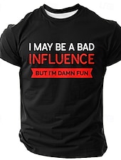 cheap Men&#039;s Funny T shirts-Men&#039;s Funny T Shirt Short Sleeve T shirt 3D Print Crew Neck Shirt Fashion Daily Street Daily Black Blue Green Summer Spring Clothing Apparel S M L XL XXL XXXL
