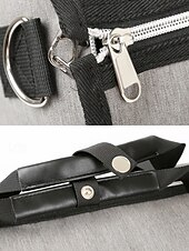 abordables Bolsos de viaje-Bolsa de viaje para traje de hombre, bolsa de lona: diseño espacioso de bolsa de lona, cierre de cremallera, varios colores, duradera y elegante, perfecta para viajes de negocios, viajes y ocasiones especiales.