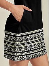 billiga Kvinnors golfkläder-Dam golfklänning Svart Långärmad Golfkläder för damer Kläder Outfits Bär kläder