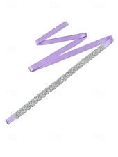 cheap Women&#039;s Belt-Crystal Rhinestone Bridal Waistband – Elegant Wedding Dress Belt for Women – Perfect for Bridal Gowns, Weddings and Special Occasions