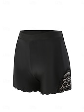 abordables Bas de bikini-Femme Maillots de Bain Caleçon extensible Maillot de bain Dentelle Patchwork Vacances Tenues de plage Couleur unie Sans Manches Maillots de bain