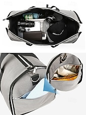 abordables Bolsos de viaje-Bolsa de viaje para traje de hombre, bolsa de lona: diseño espacioso de bolsa de lona, cierre de cremallera, varios colores, duradera y elegante, perfecta para viajes de negocios, viajes y ocasiones especiales.