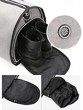 abordables Bolsos de viaje-Bolsa de viaje para traje de hombre, bolsa de lona: diseño espacioso de bolsa de lona, cierre de cremallera, varios colores, duradera y elegante, perfecta para viajes de negocios, viajes y ocasiones especiales.