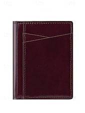 cheap Wallets-Men&#039;s RFID Blocking Wallet, Premium Cowhide Leather, Slim Design with Multiple Card Slots and ID Window – Secure and Stylish Wallet for Everyday Use Wine Black Dark Green