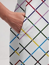 abordables Vêtements de golf pour femmes-Femme robe de golf Blanche Sans Manches Vêtements de golf pour femmes, tenues, vêtements