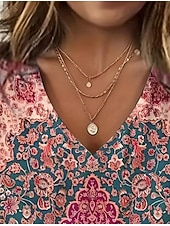 Χαμηλού Κόστους Boho t-shirt-Γυναικείο T-Shirt V Κόψη Μακρύ Μανίκι Τουνίκ Floral Vintage Elegant Vintage Κανονικά Τοπ Καθημερινή Εκτύπωση Κόκκινο Άνοιξη Φθινόπωρο