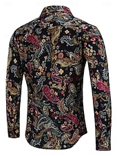 Χαμηλού Κόστους Αριστος-Ρετρό / Βίντατζ Δεκαετία '70 Πουκάμισο Χίπισσα Λαχούρι Φανταχτερή Φόρεμα Ανδρικά Πάρτι Καθημερινά Ρούχα Παρέλαση Υπερηφάνειας Ενηλίκων Πουκάμισο