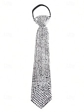 abordables Cravates et nœuds papillon pour hommes-cravate style diamant en strass pour hommes et femmes – détail étincelant en faux diamant pour événements officiels, fêtes et occasions spéciales