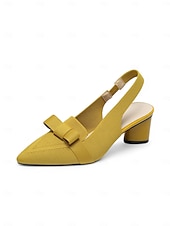 olcso Block Heels-slingback sarok masnival, flyknit hálós felsőrésszel és blokksarkúval elegáns irodai viselethez és esti rendezvényekhez