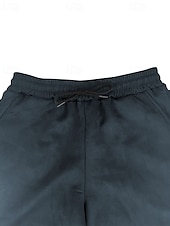 baratos Conjuntos de Camisas para Homem-Homens Conjunto de treino Moletom Camiseta e shorts Conjunto Conjunto de roupas Gola Redonda Ao ar livre Diário Esportes Bolsos Com Cordão 2 Peças Côr Sólida Vermelho Vinho Azul Royal Verde Poliéster