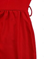 preiswerte Einfaches Kleid-Damen Midikleid blusenkleid A Linie Kleid Elegant Ausgefallene Arbeit Regular Fit Glatt Halbe Ärmel Hemdkragen Rote Königliches Blau Aprikose Sommer