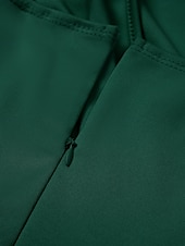 abordables Robe Simple-Robe Midi Femme Robe d&#039;Été Uni Robe Bodycon Hors des Épaules Robe Semi-Formelle Invité de Mariage Cocktail Soirée Ajustement Normal Graphique Sans Manches Col V Noir Vert Bleu Clair