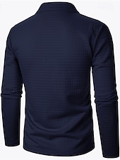economico Giubbotti e cappotti da uomo-Per uomo Giacca Leggera Giacca Estiva Giacca Camicia Giacca di transizione Vacanza Quotidiano Resistente all&#039;usura Tasca Primavera Autunno Semplice Moda Classico Bavero Regolare Nero Bianco Vino Blu