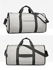 abordables Bolsos de viaje-Bolsa de viaje para traje de hombre, bolsa de lona: diseño espacioso de bolsa de lona, cierre de cremallera, varios colores, duradera y elegante, perfecta para viajes de negocios, viajes y ocasiones especiales.