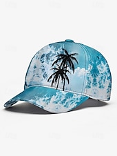 billige Herrehatter-baseballcaps for tropisk palmetre – sommerinspirert design, justerbar passform, komfortabel og lett, ideell for menn og kvinner, perfekt for stranddager og utendørsaktiviteter
