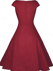 preiswerte abendkleider-Damen kleid lang Casual kleid Maxidress A Linie Kleid Basic Brautkleider schlicht Urlaub Party Arbeit Regular Fit Glatt Ärmellos Rundhalsausschnitt Schwarz Wein Rote Sommer Frühling