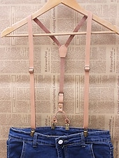 billige Slips og sløyfe for menn-selesett for menn – justerbare y-rygg seler med klips – elegant mote for bryllup, formelle begivenheter og daglig bruk