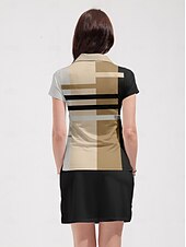 preiswerte Polos und Quarterzips-Damen poloshirt Khaki Kurzarm Shirt Damen-Golfkleidung, Kleidung, Outfits, Kleidung