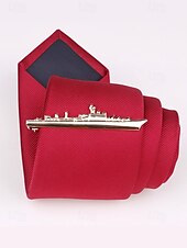 preiswerte Krawatten &amp;amp; Fliegen für Herren-Vergoldete Krawattenklammer für Herren mit Gabel, Messer und Hammer – einzigartiges und stilvolles Design – perfekt für Hochzeiten, formelle und kreative Anlässe