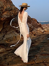 economico abiti da sposa casual-Abiti da sposa Ball Gown scollo a cuore maniche lunghe lunghezza pavimento in satin abiti da sposa con pieghe arricciate