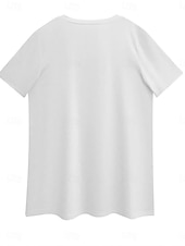 abordables Top jour de l’indépendance-T-shirt patriote pour femmes graphique avec drapeau décontracté rouge blanc et bleu à manches courtes col en V hauts réguliers imprimé quotidien blanc été